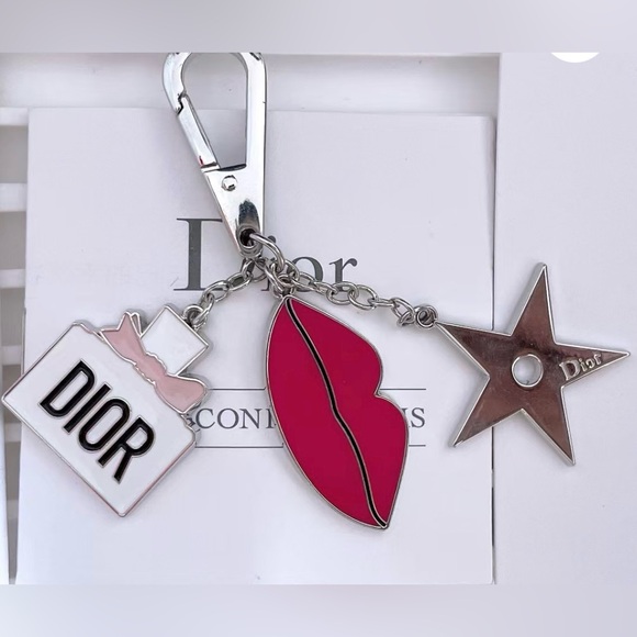 DIOR Iconic Charms Keychain/Bag Charm - Picture 1 of 2